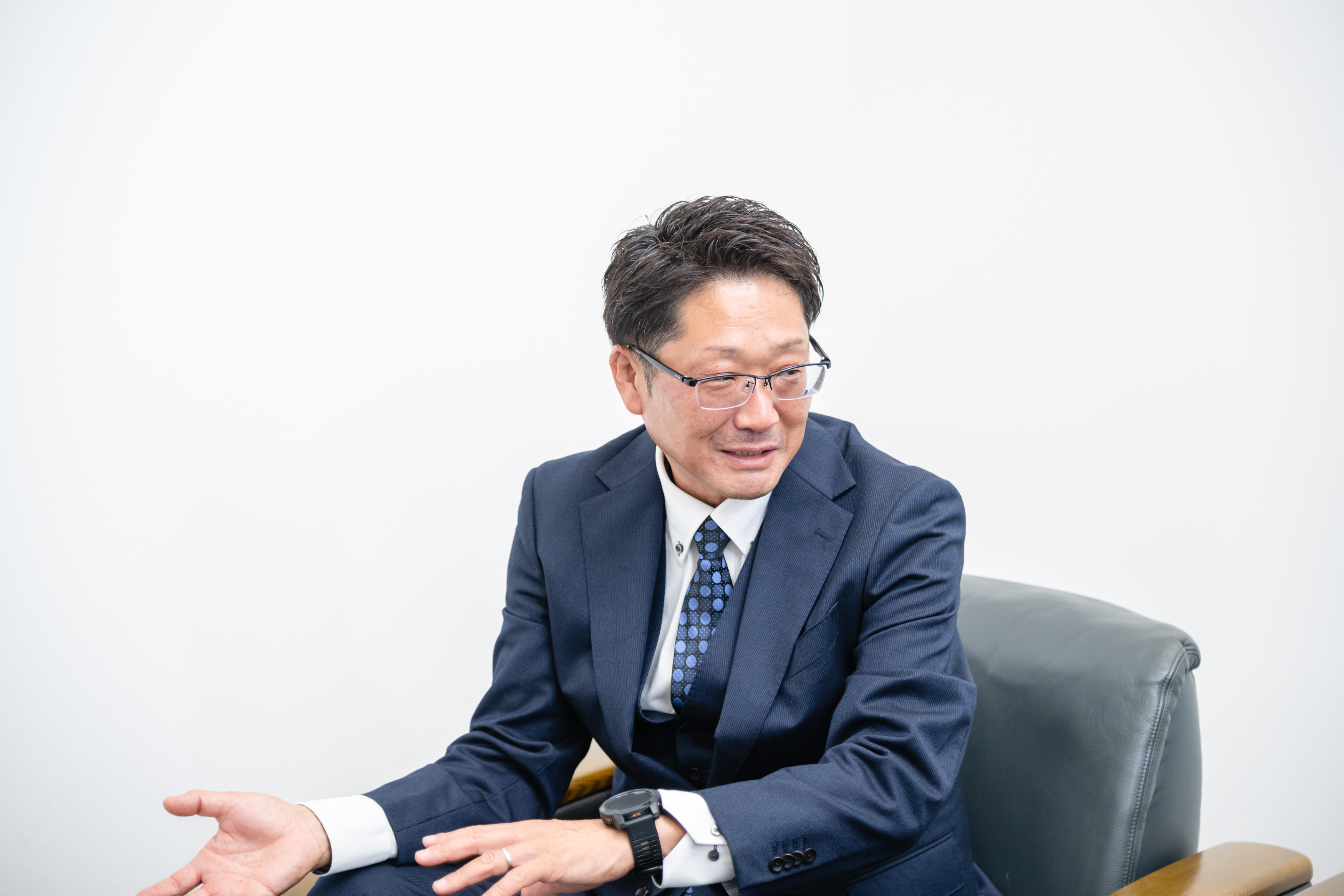 シェアビジョンとの連携について話すマツモト産業の永堀さま