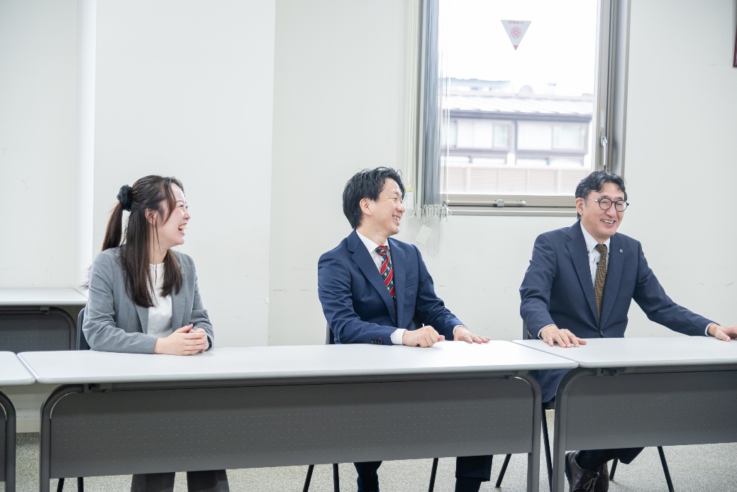 トミタでの対談風景
