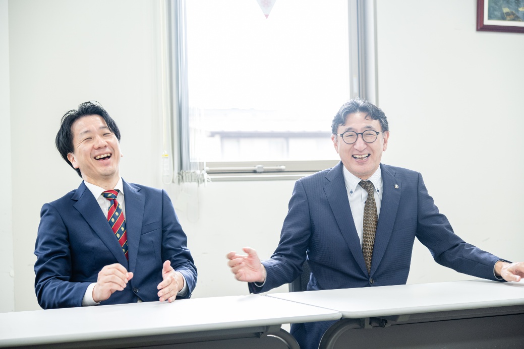 トミタでの対談風景